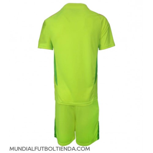 Camiseta México Portero Segunda Equipación Replica Copa America 2024 para niños mangas cortas (+ Pantalones cortos)